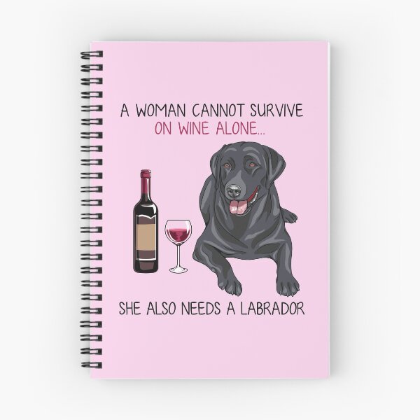 Item preview, Labrador and wine Funny dog designed and sold by TeeDoozy.