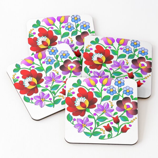 Item preview, Traditional hungarian pattern from Kalocsa (white) designed and sold by Chino20.