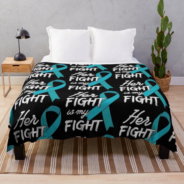 Item preview, Ovarian Cancer Awareness Support Suvivor Hope Teal designed and sold by Pubi.