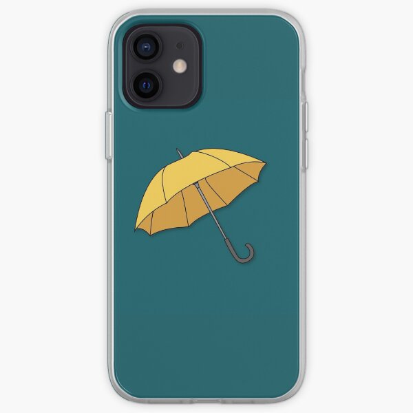 Parapluie jaune Coque souple iPhone