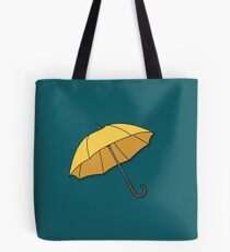 Yellow Umbrella Tote Bag