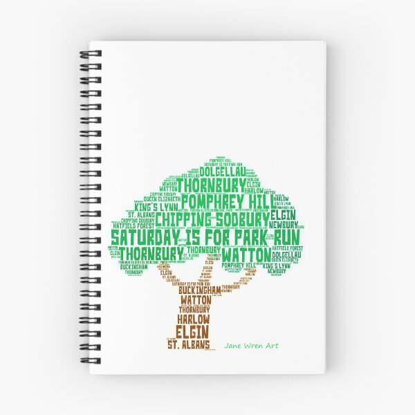 Item preview, El sábado es para Park Run designed and sold by JaneWrenArt.