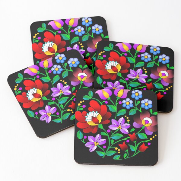 Item preview, Traditional hungarian pattern from Kalocsa (black) designed and sold by Chino20.