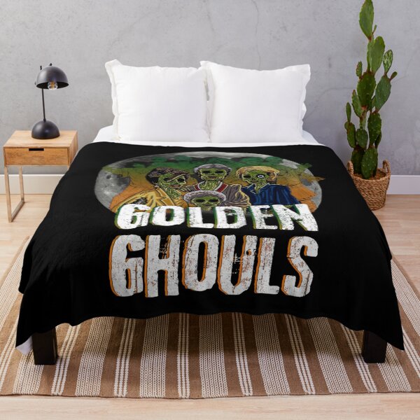 Item preview, Vintage Scary Golden Ghouls T-shirt for Halloween Lover 2019 designed and sold by SurgicalDesign.