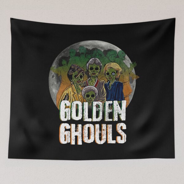 Item preview, Vintage Scary Golden Ghouls T-shirt for Halloween Lover 2019 designed and sold by SurgicalDesign.