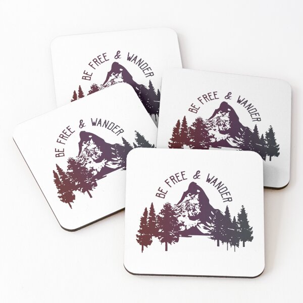 Item preview, Mountain Be Free & Wander - Camping Adventure Hiking designed and sold by FinallySnuff.