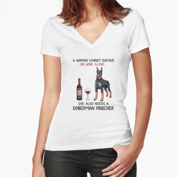 doberman t shirt womens