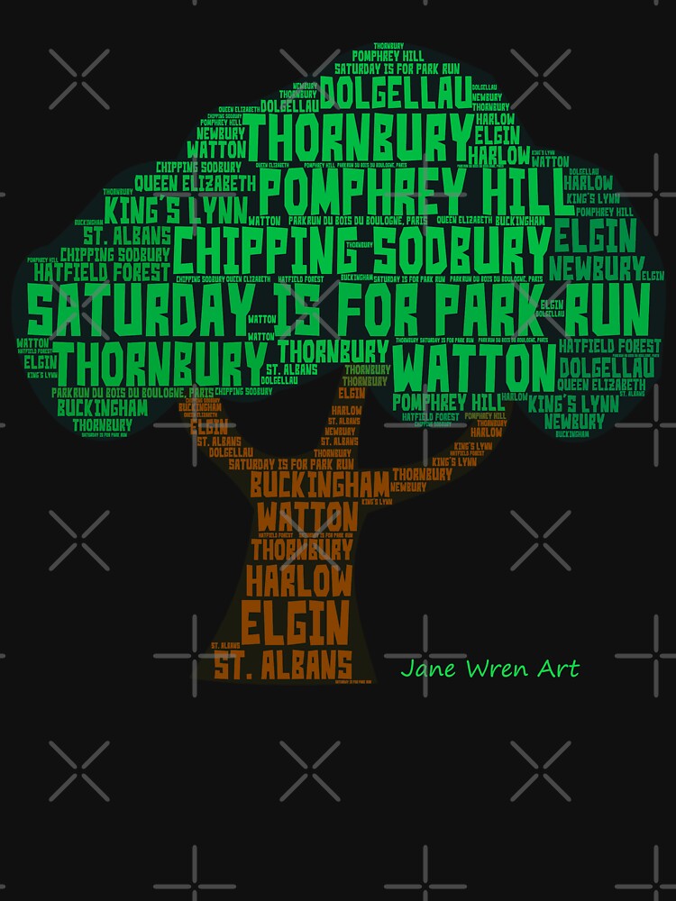 Saturday is for Park Run Pullover Hoodie for Sale by JaneWrenArt