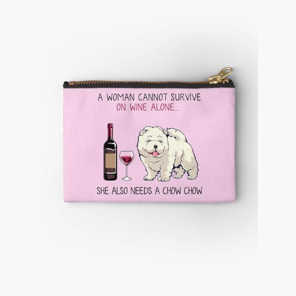 Item preview, Chow Chow and wine Funny dog designed and sold by TeeDoozy.