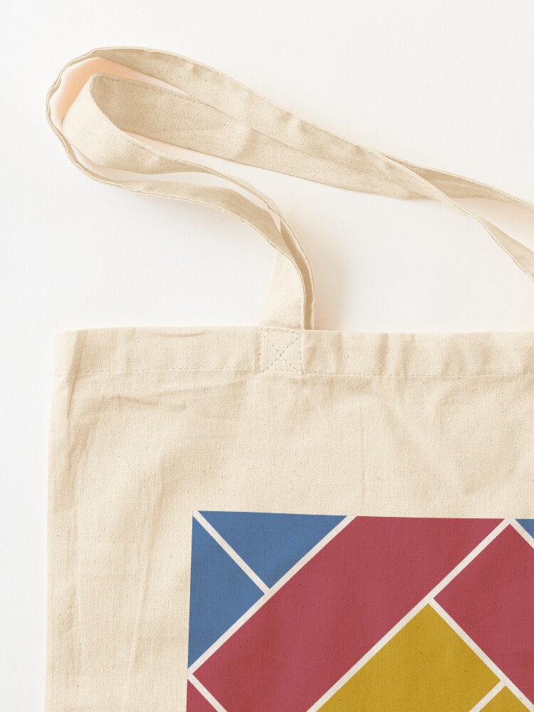 Alternate view of Geometric Pattern: Herringbone: Summer Tote Bag