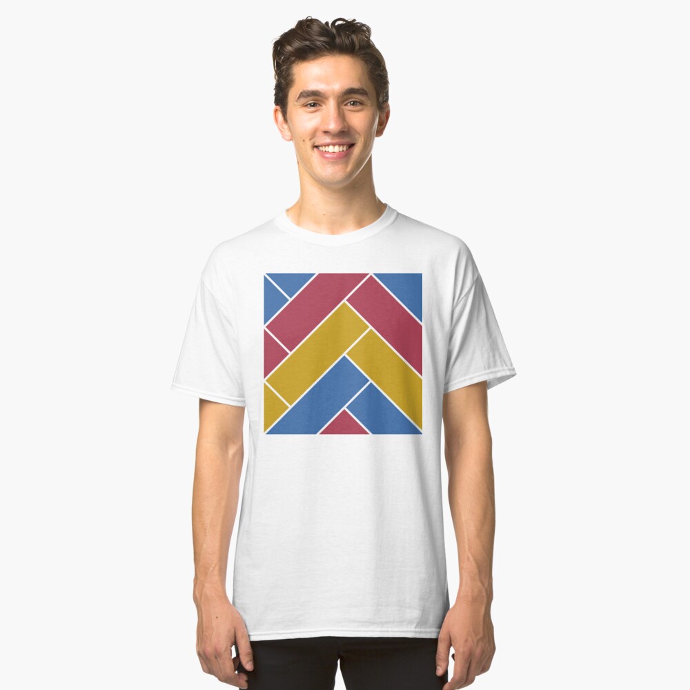 Geometric Pattern: Herringbone: Summer Classic T-Shirt