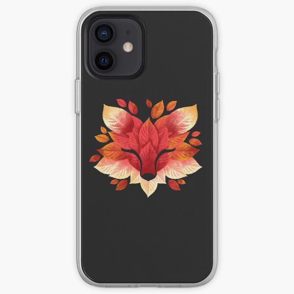 Fox of leaves iPhone Soft Case