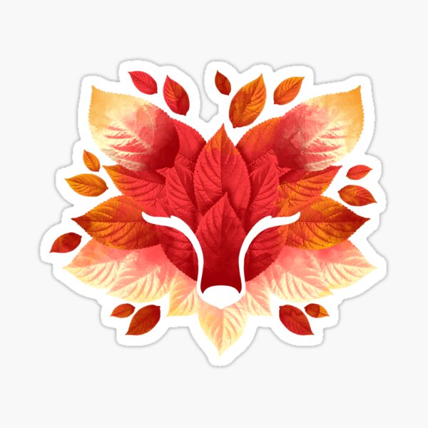 Item preview, Fox of leaves designed and sold by NemiMakeit.