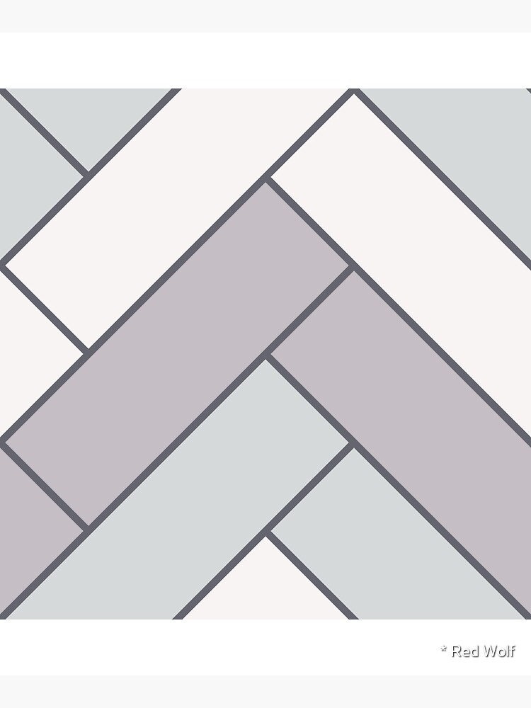 Geometric Pattern: Herringbone: Winter by redwolfoz