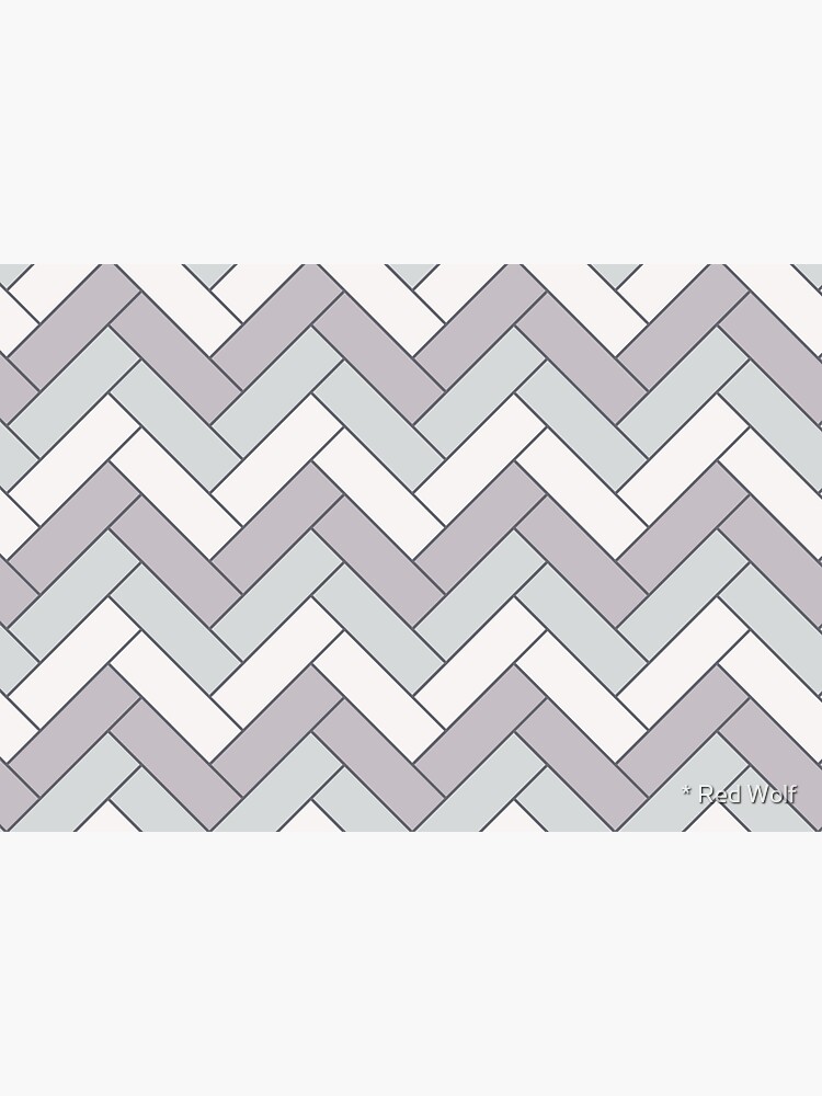 Geometric Pattern: Herringbone: Winter by redwolfoz