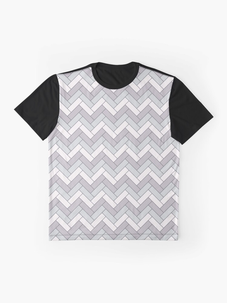 Alternate view of Geometric Pattern: Herringbone: Winter Graphic T-Shirt