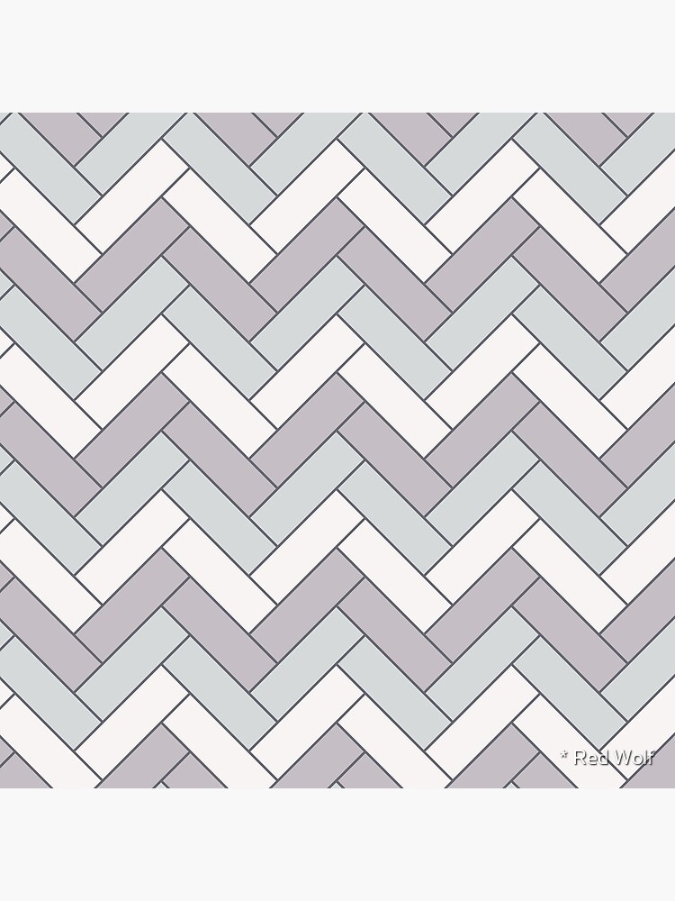 Geometric Pattern: Herringbone: Winter by redwolfoz