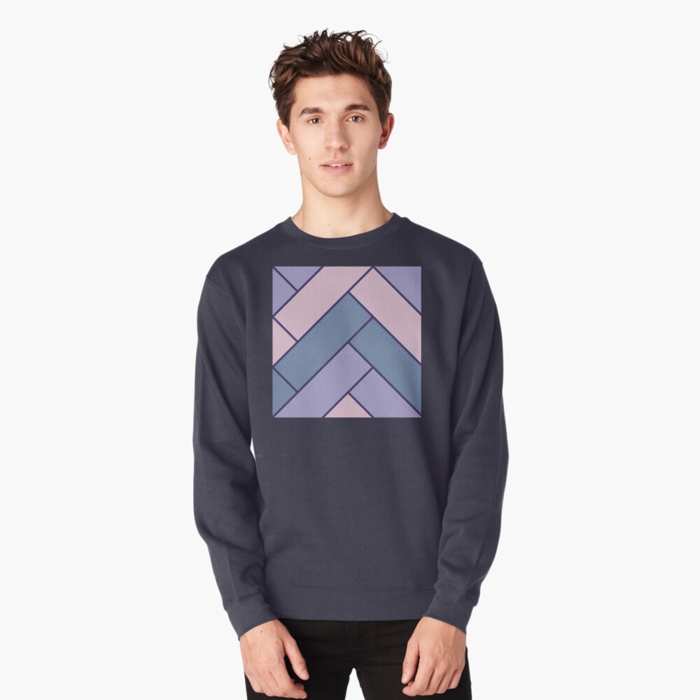 Geometric Pattern: Herringbone: Iris Pullover Sweatshirt