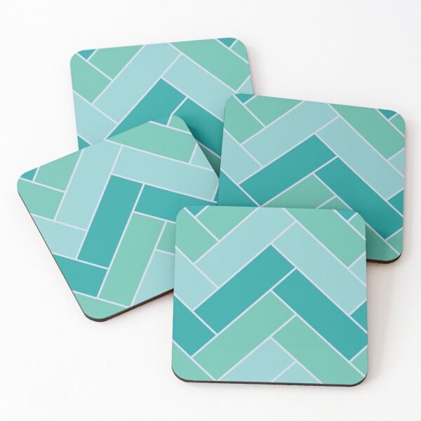 Item preview, Geometric Pattern: Herringbone: Moss designed and sold by Red Wolf.