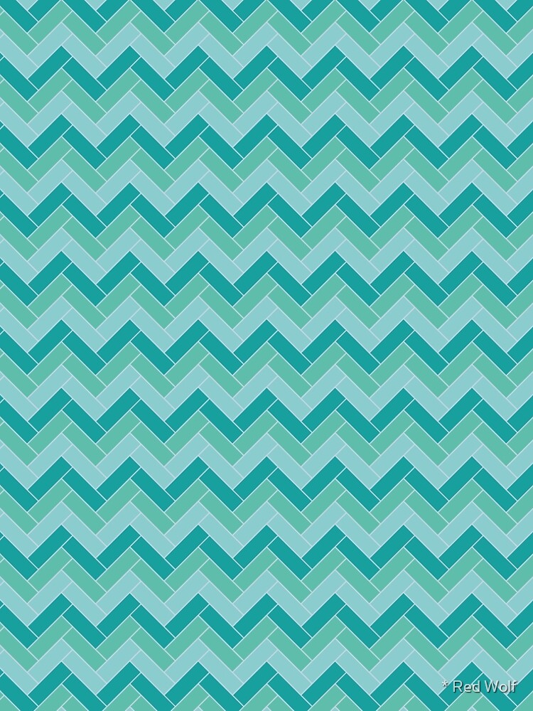 Geometric Pattern: Herringbone: Moss by redwolfoz