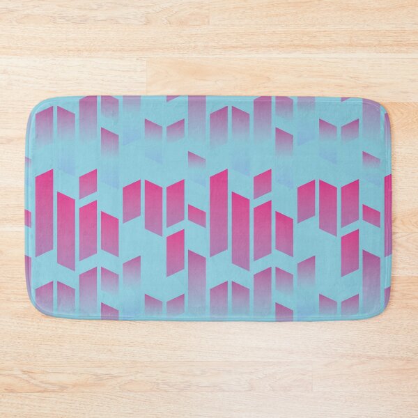 Item preview, Pink abstract parallel rectangle shapes designed and sold by Marlene Wagenhofer.