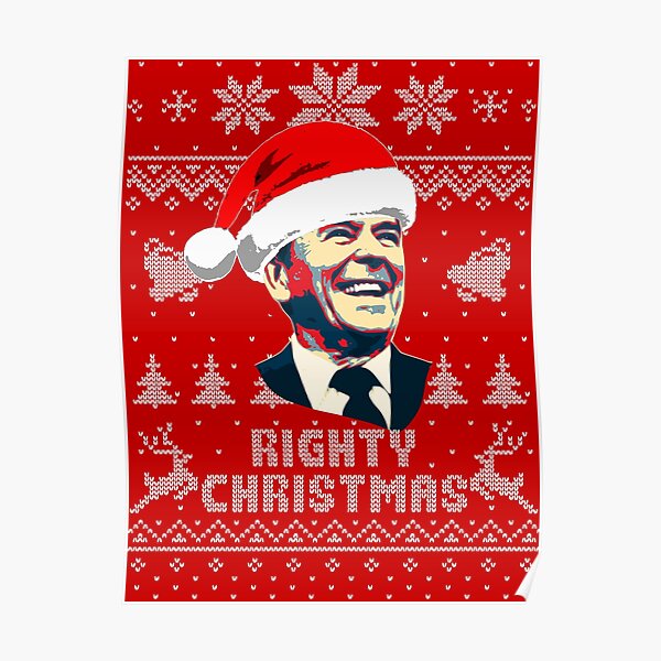 ronald reagan christmas sweater