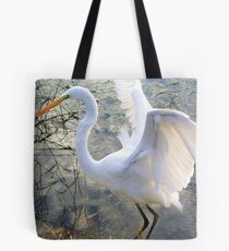 Great White Egret Tote Bag