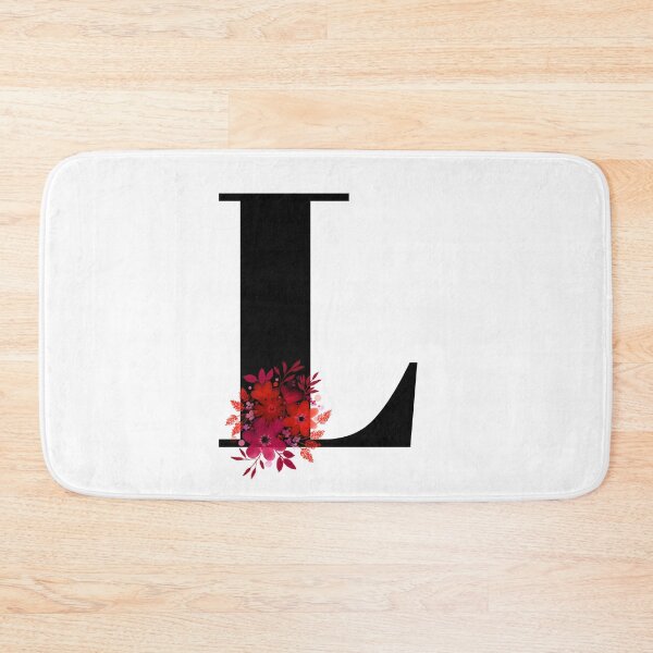 Item preview, letter l red flower designed and sold by atevern.
