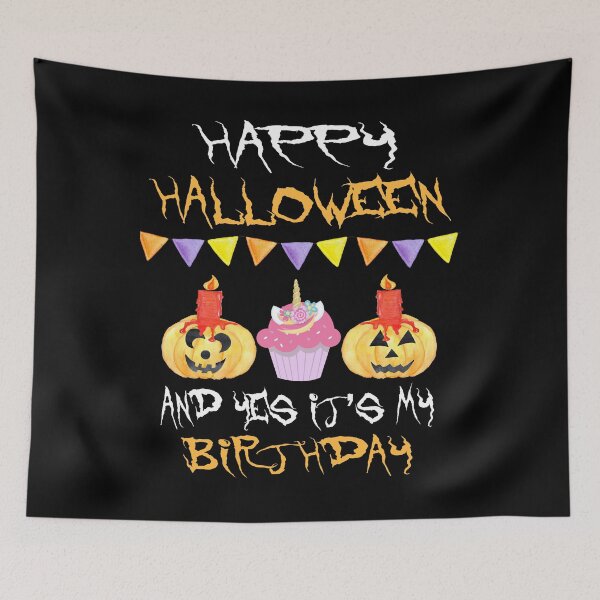 Item preview, Happy Halloween And Yes It's My Birthday cute designed and sold by marcek.