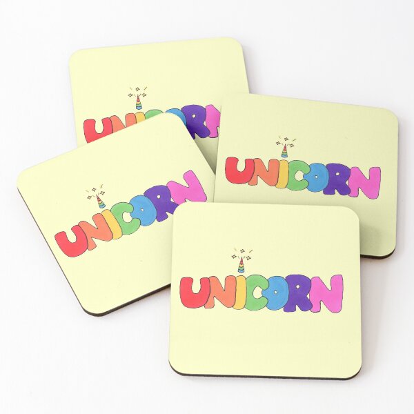Item preview, Unicorn in rainbow colours designed and sold by Kitten2525.