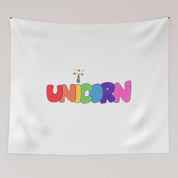 Item preview, Unicorn in rainbow colours designed and sold by Kitten2525.