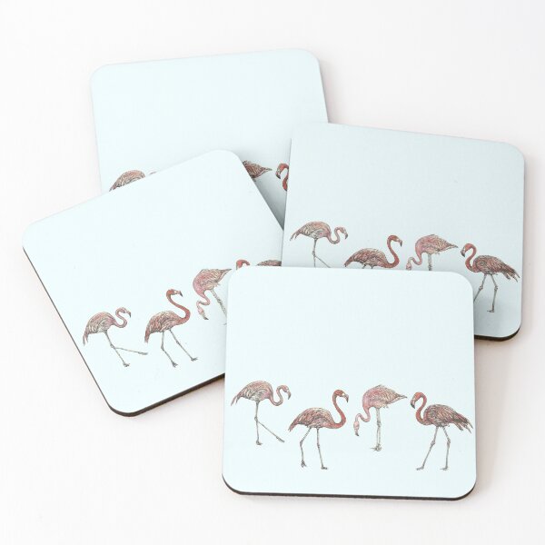 Item preview, Flamboyance of Flamingos designed and sold by SerenSketches.