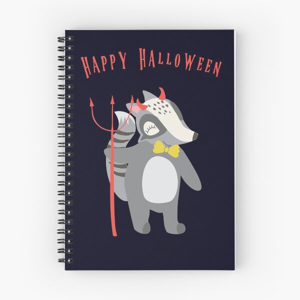 Item preview, Happy Halloween - Cute Baby Raccoon in Halloween Custume designed and sold by madtoyman.
