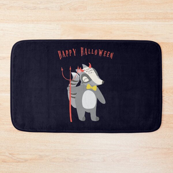 Item preview, Happy Halloween - Cute Baby Raccoon in Halloween Custume designed and sold by madtoyman.