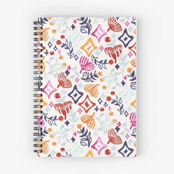 Item preview, Christmas Abstract Ginkgo & Berry Pattern  designed and sold by TigaTiga.