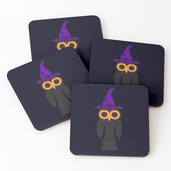 Item preview, Happy Halloween - Cute Baby Owl in Witches Hat designed and sold by madtoyman.