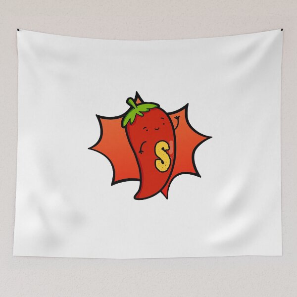 Item preview, Alphabet Letter S Hot Chili Pepper designed and sold by kidsmonogram.