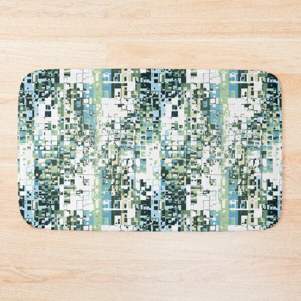 Item preview, Blue And Green Geometric Pattern designed and sold by Phil Perkins.