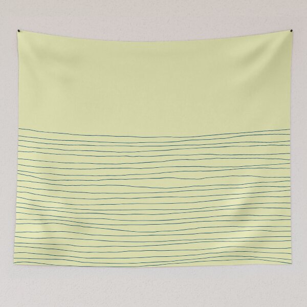 Item preview, Hand Striped Lemon Blue designed and sold by Miss Striped.