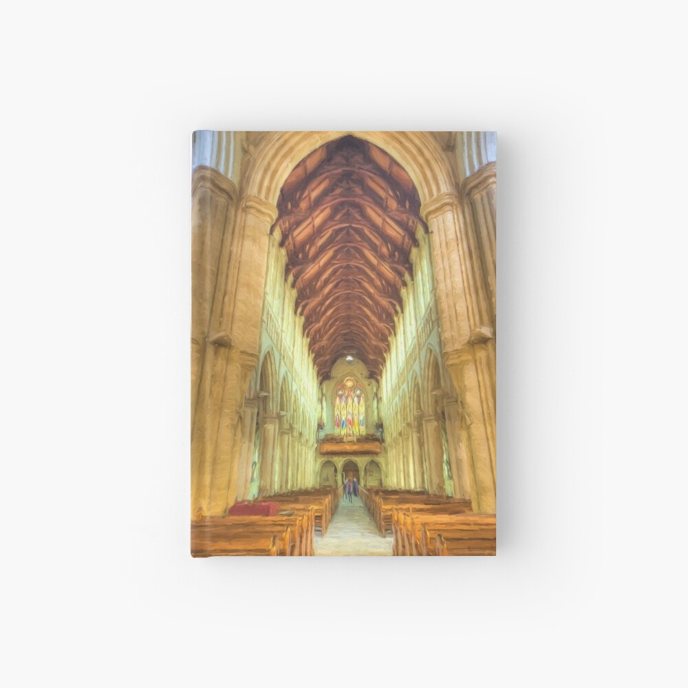 Sacred Heart (digital painting) Hardcover Journal