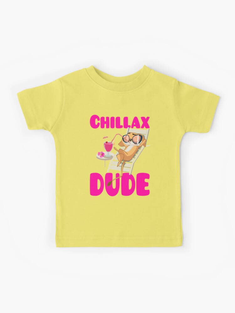 Chillax dudel - cute slogan Redbubble | T-Shirt \