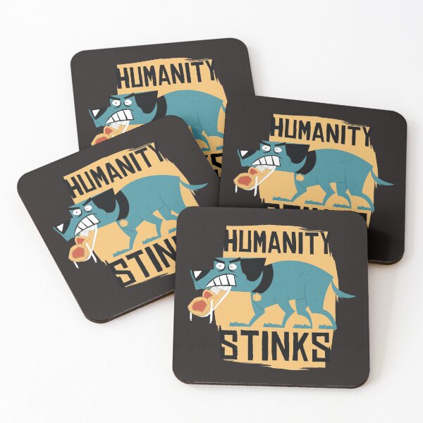 Item preview, HUMANITY STINKS DOG FUNNY TEE SWEATER T-SHIRT  designed and sold by Timcito.