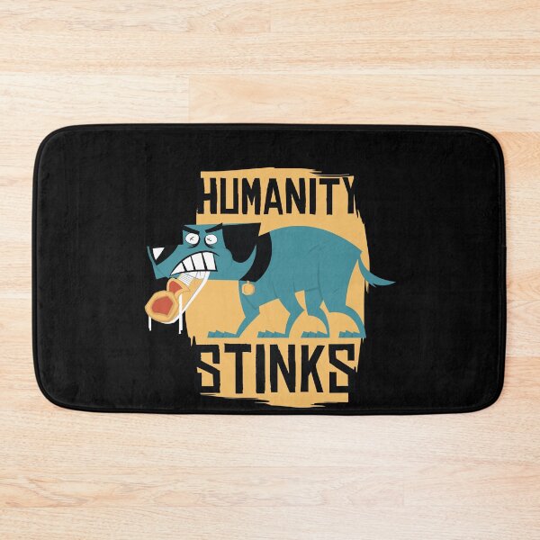 Item preview, HUMANITY STINKS DOG FUNNY TEE SWEATER T-SHIRT  designed and sold by Timcito.