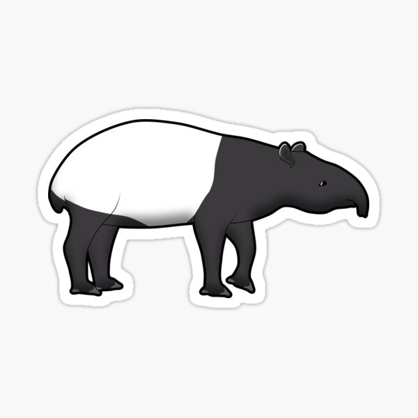 Vista previa del artículo con la obra «Tapir», diseñado y vendido por schnuppadoo.
