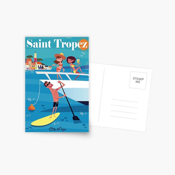 Item preview, St Tropez poster designed and sold by GAGodel.
