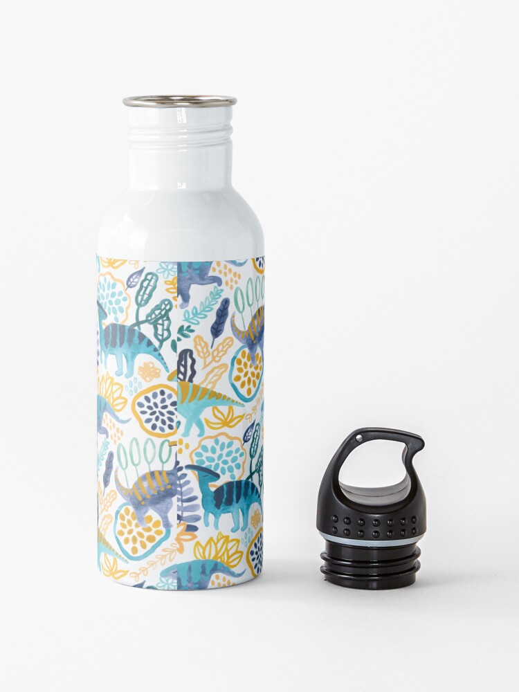 Alternate view of Gouache Parasaurolophuses Water Bottle