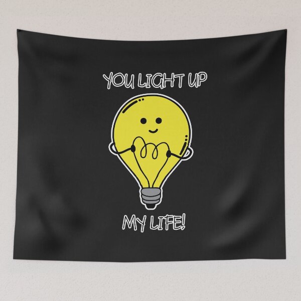 Item preview, Light bulb on glowing You light up my life designed and sold by tarek25.