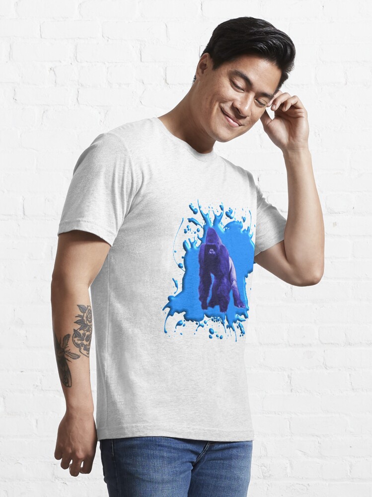 Alternative Ansicht von Blue Gorilla 3D Essential T-Shirt