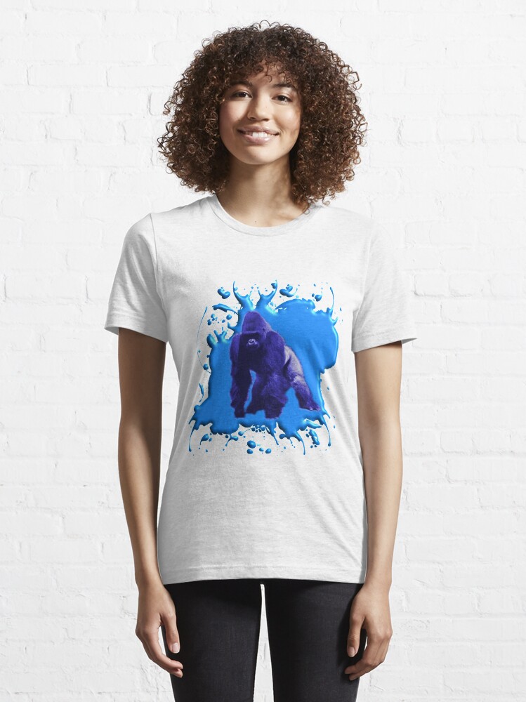 Alternative Ansicht von Blue Gorilla 3D Essential T-Shirt