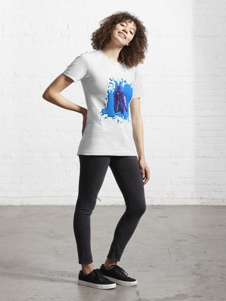 Alternative Ansicht von Blue Gorilla 3D Essential T-Shirt